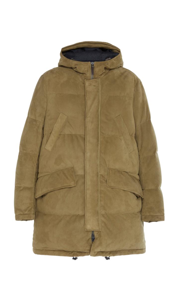 Yves Salomon Paris Doudoune Lamb Leather Rabbit Coat
