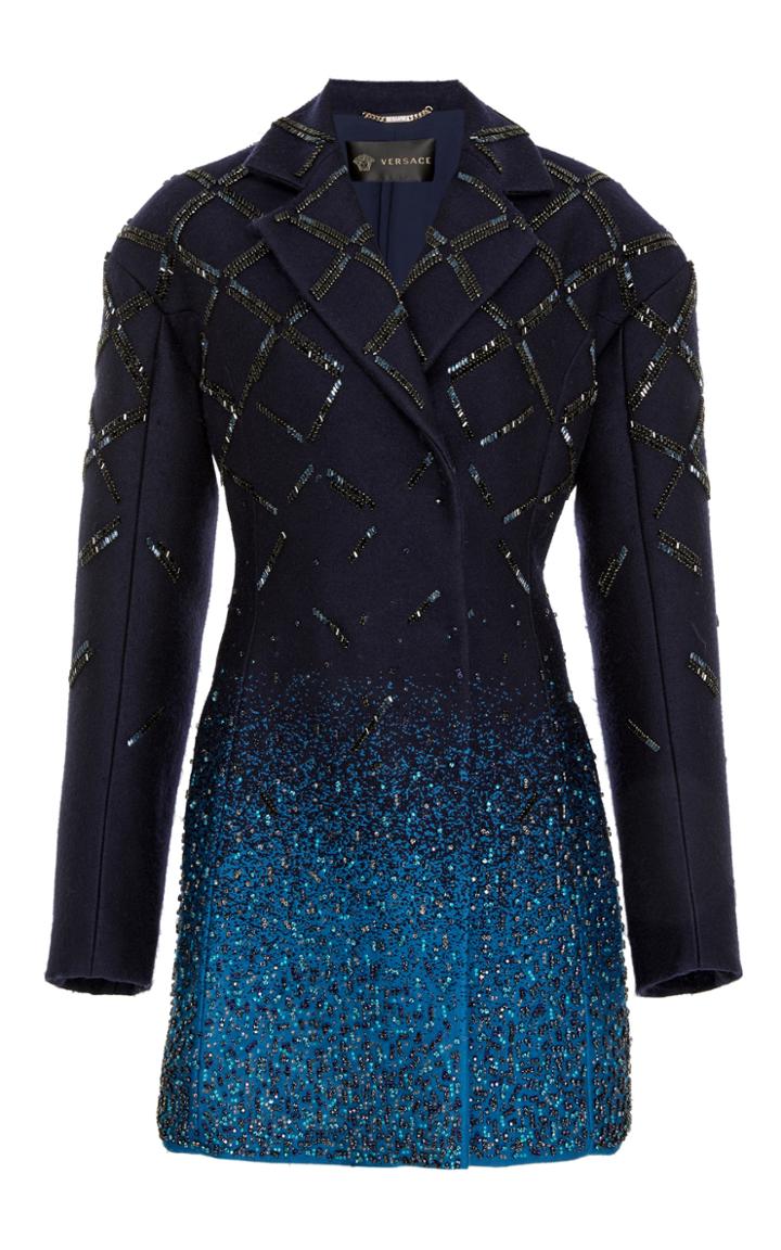 Versace Degrade Jacquard Coat