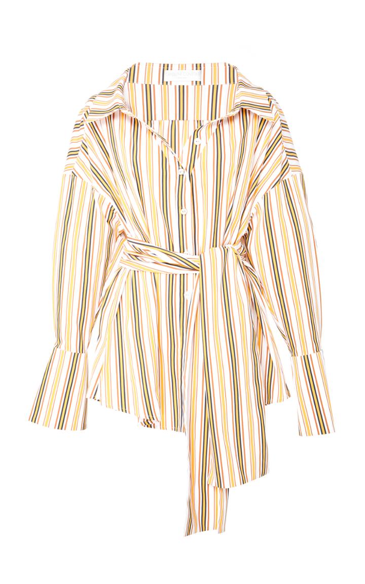 Caroline Constas Constatine Belted Shirt