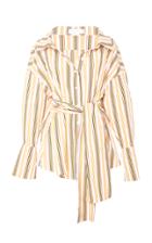 Caroline Constas Constatine Belted Shirt