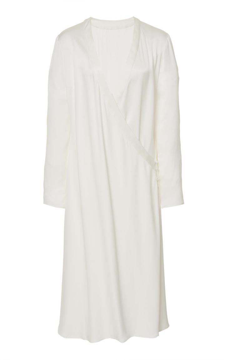 Marei 1998 Freesia Overlap Midi Dress