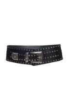 Etro Studded Waist Leather Belt