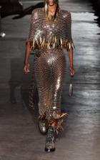 Moda Operandi Paco Rabanne Hooded Metallic Capelet