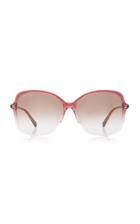 Gucci Ultralight Round-frame Acetate Sunglasses