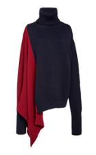 Monse Asymmetric Merino Wool Knit Sweater