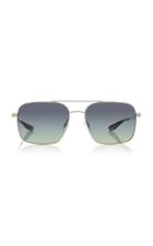 Barton Perreira Volair Aviator-style Titanium Sunglasses
