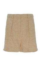 Moda Operandi Tibi Linen Tweed Pleated Short Size: 00