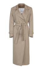 Giuliva Heritage Collection Christie Double Breasted Tailored Wool Trench Coat