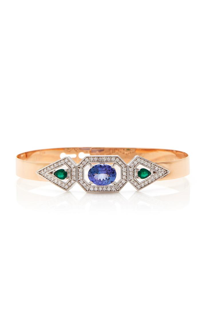 Melis Goral Harmony 18k Rose Gold Multi-stone Bracelet