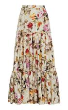 Moda Operandi Brock Collection Raccon Floral Silk Skirt