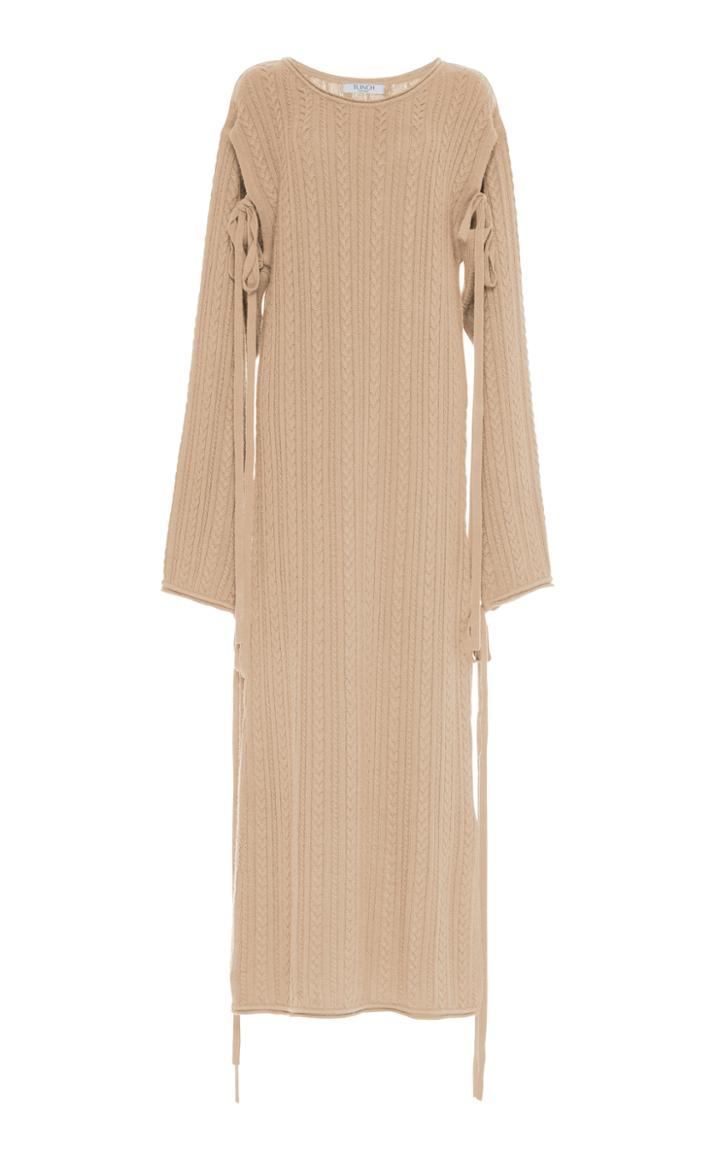 Tuinch Braided Full Length Sweater Dress
