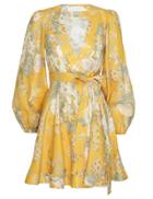 Zimmermann Amelie Floral-print Linen Mini Dress