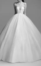 Alex Perry Bride Claudia Satin Lace Embellished Gown