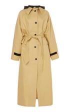 Kassl Hooded And Belted Cotton Trench Coat