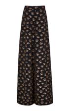 Moda Operandi Christian Siriano Eye-print Wide-leg Satin Pants Size: 0