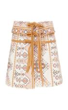 Moda Operandi Ulla Johnson Shaia Cotton Panel Mini Skirt Size: 0