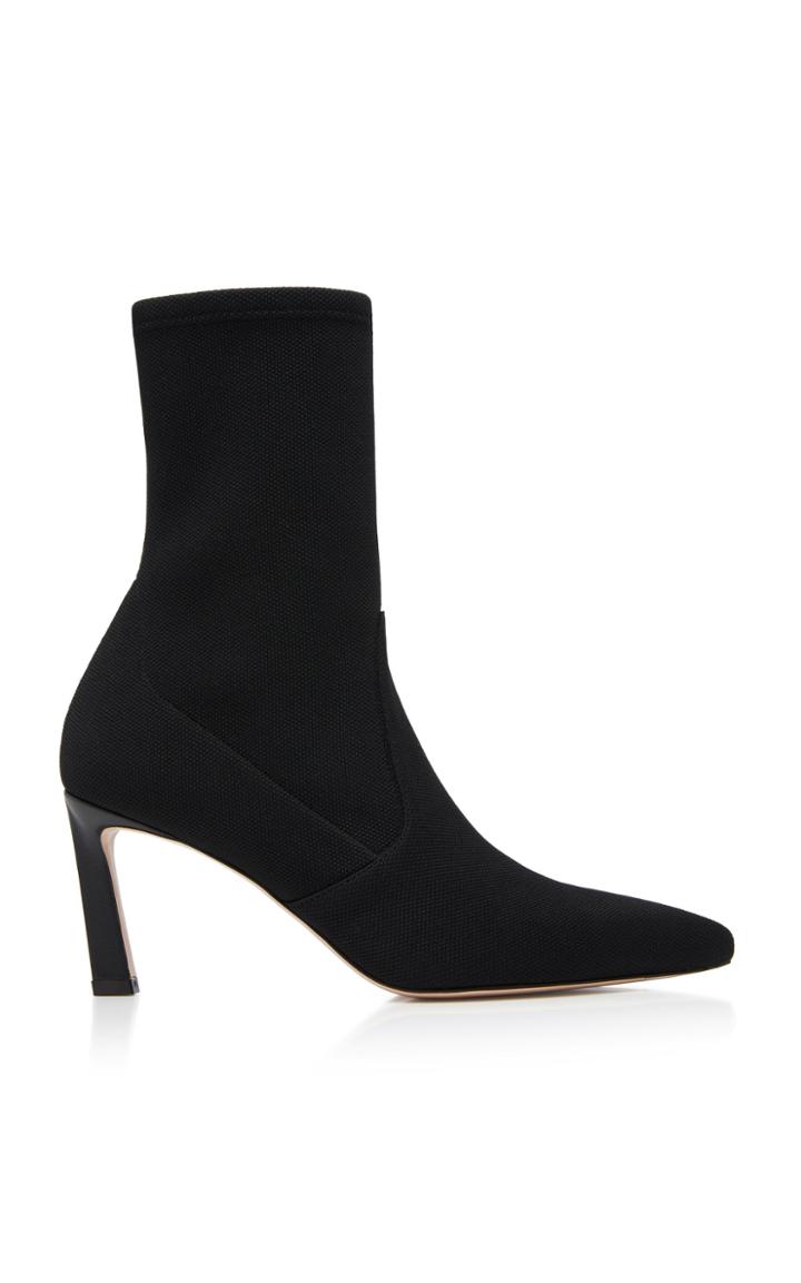 Stuart Weitzman Rapture Stretch-knit Ankle Boots