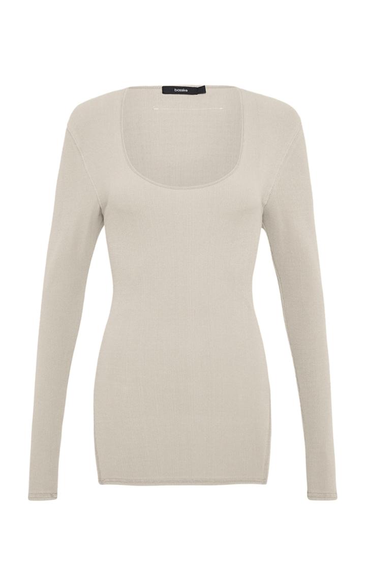 Moda Operandi Bassike Scoop-neck Ribbed Organic Cotton Top