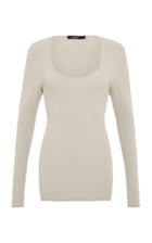 Moda Operandi Bassike Scoop-neck Ribbed Organic Cotton Top