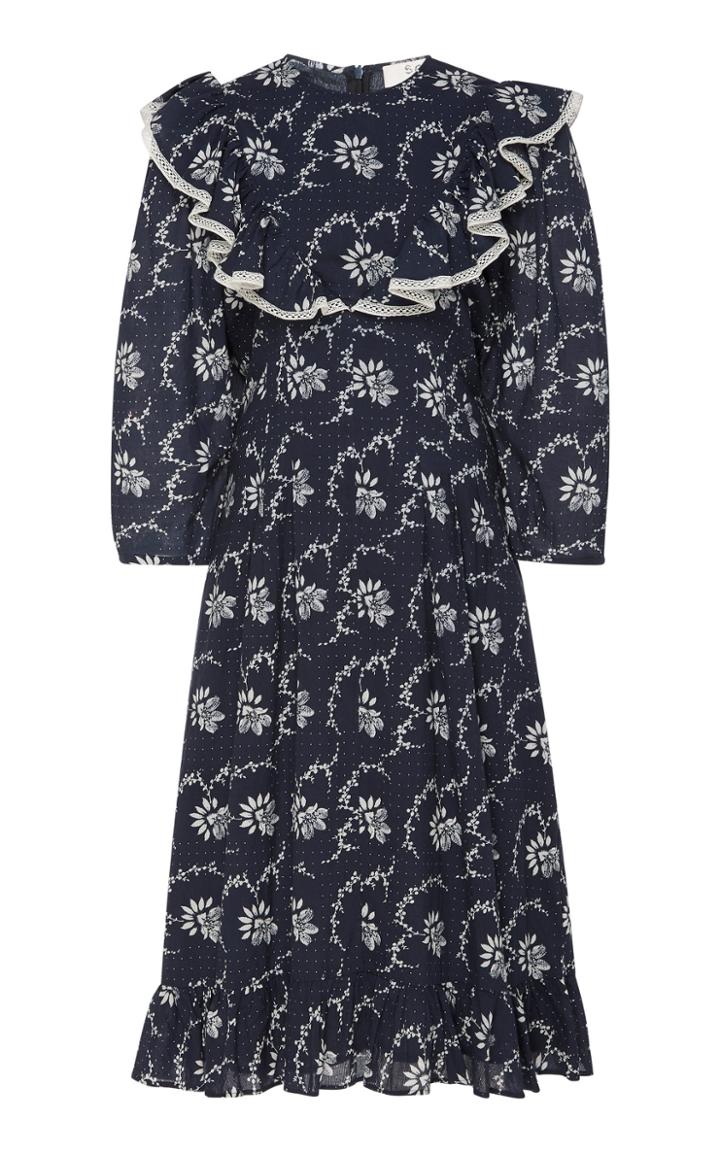 Sea Tatiana Ruffle Printed Dress