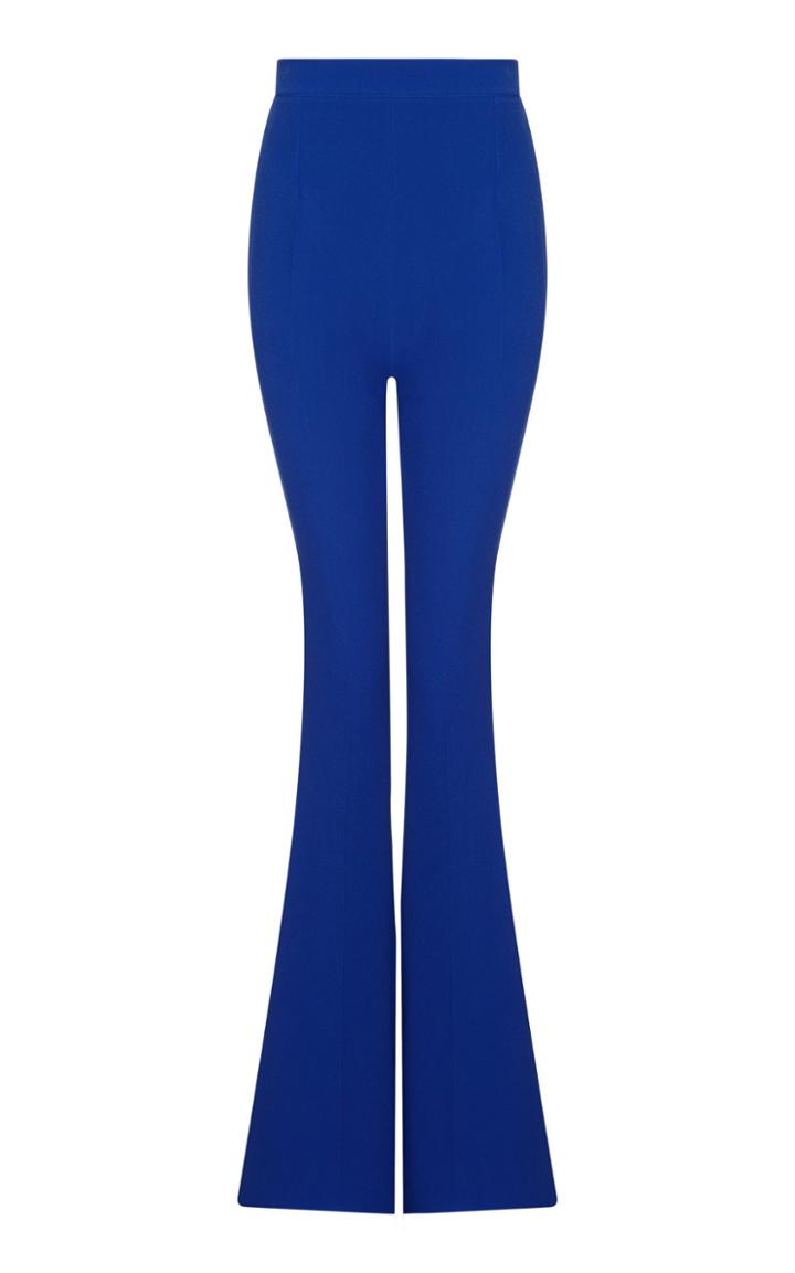 Safiyaa Halluana Crepe Flared Trousers Size: 38