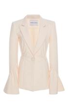 Prabal Gurung Long Sleeve Jacket With Ruching Detail