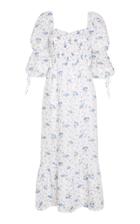 Moda Operandi Faithfull The Brand Marita Floral Print Linen Midi Dress