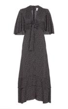 Moda Operandi Alexis Kasany V-neck Printed Midi Dress Size: S