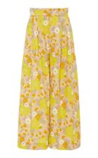 Moda Operandi Veronica Beard Leonor Floral-printed Linen-blend Culottes Size: 00