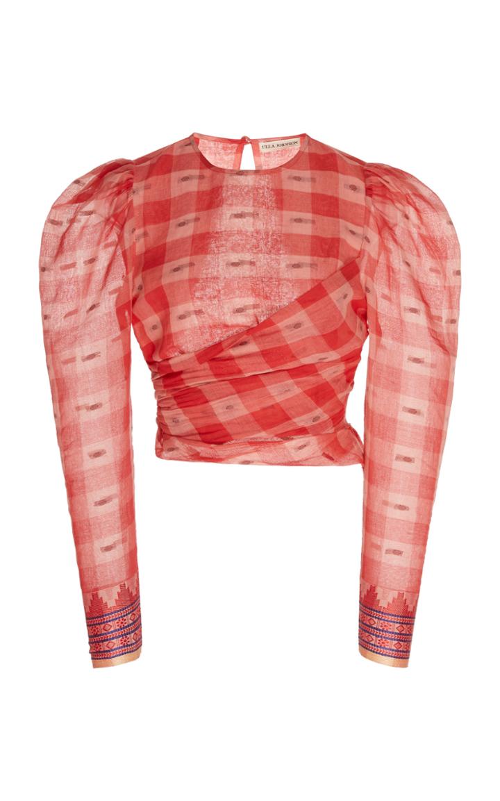 Moda Operandi Ulla Johnson Eden Cotton Blouse Size: 0