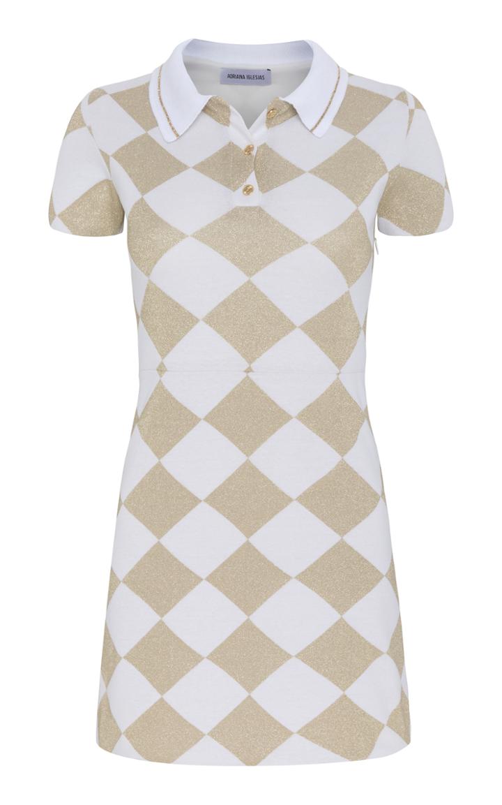 Adriana Iglesias Anja Polo Mini Dress