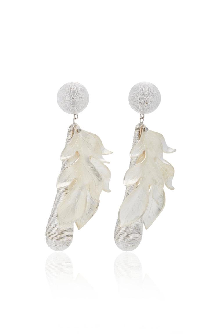 Rebecca De Ravenel Violetta Silver Earrings