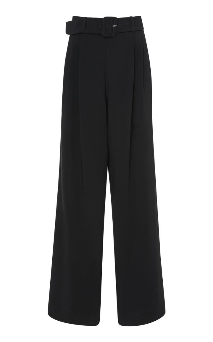 Bouguessa Wide Leg Crepe Pants