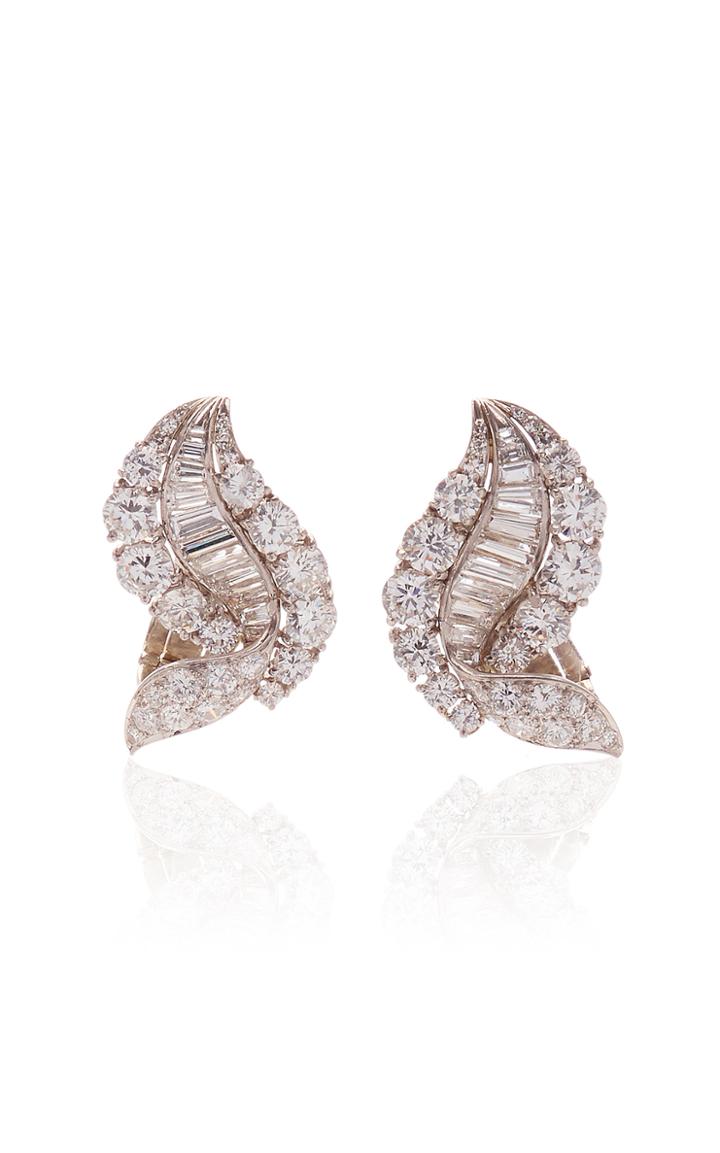 Moda Operandi The Jewellery Trading Co. One Of A Kind 14k White Gold And Diamond Ear