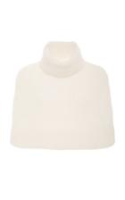 Sally Lapointe Cropped Mohair Turtleneck Cape