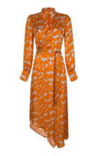 Moda Operandi Mykke Hofmann Kataline Printed Crepe Belted Midi Wrap Dress