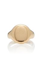 Vela 18k Gold Signet Ring
