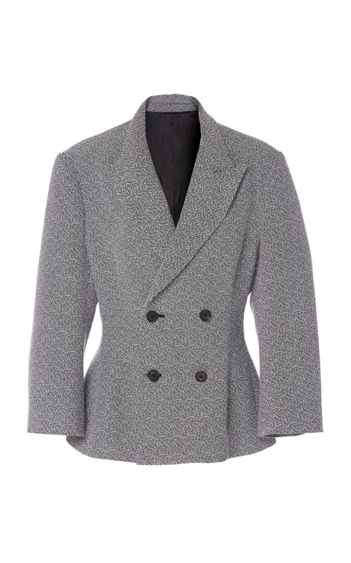 Matthew Adams Dolan Shaped Curved Sleeve Blazer