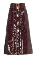 Ellery High Waisted Belted A-line Skirt
