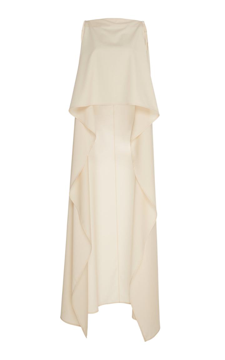 Cult Gaia Amara Asymmetric Wool-blend Top Size: S