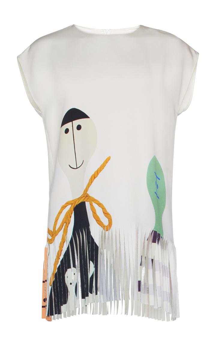 Akris Wooden Doll Tunic Blouse