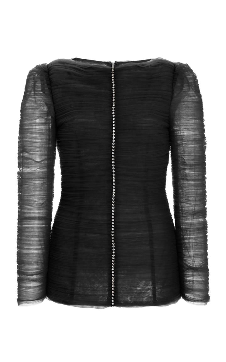 Moda Operandi Khaite Vienna Shirred Tulle Top