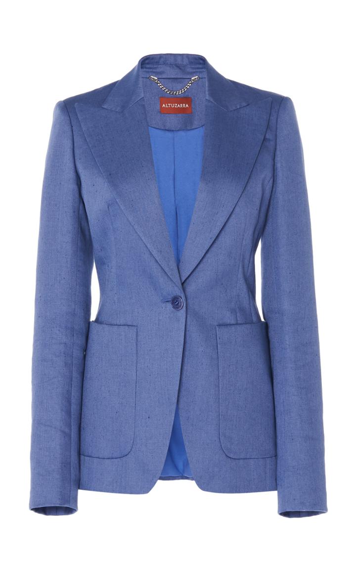 Moda Operandi Altuzarra Elford Slim Linen Blazer Size: 36