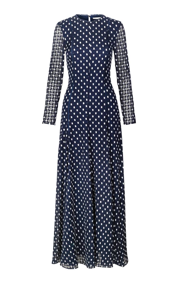 Stine Goya Narcissus Polka Dot Maxi Dress