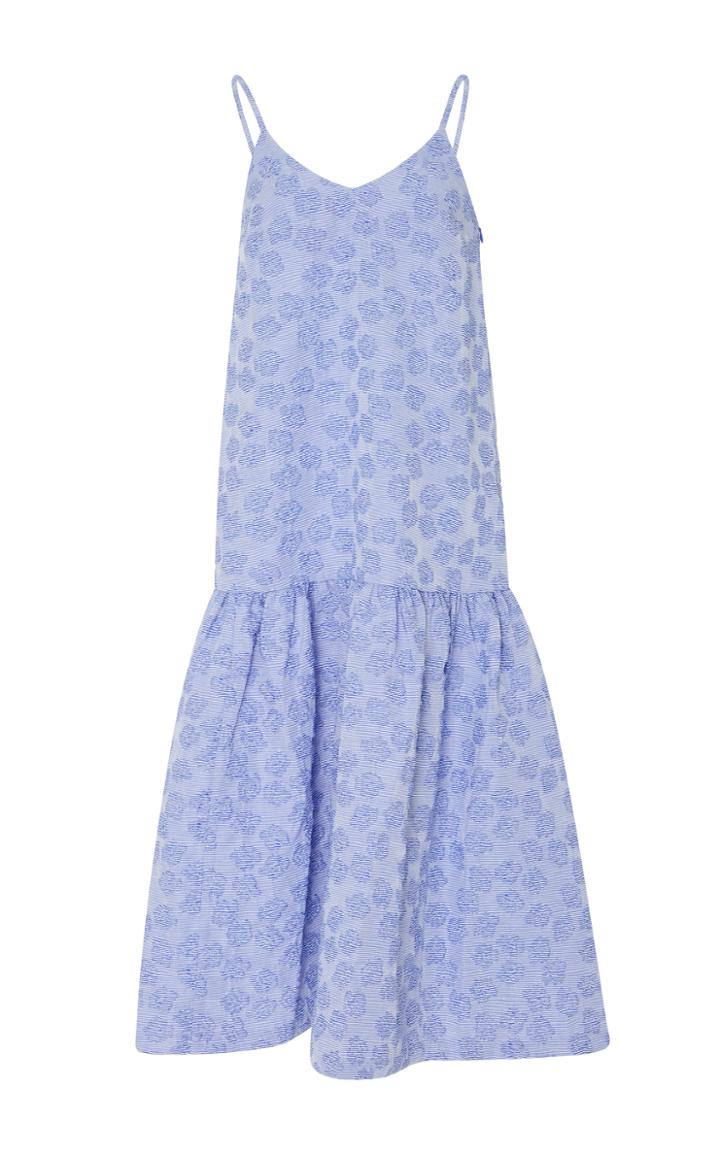 Co Striped Cloqu Midi Dress