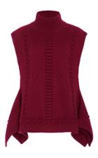 Carolina Herrera Sleeveless Wool Cashmere Sweater