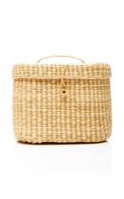 Nannacay Kiki Large Woven Raffia Backpack