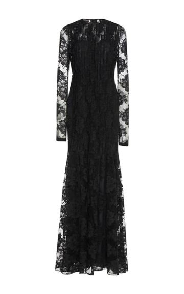 Rochas Chantilly Lace Gown