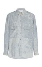 Rochas Marbled Button Up Shirt