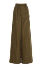 Stella Jean High Waisted Wide Leg Pants